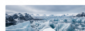 Jökull og ís í íslensku landslagi